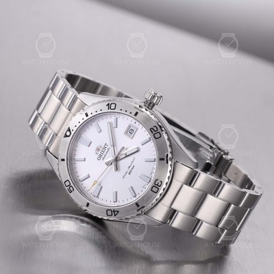 Orient Mako 40 Automatikuhr RA-AC0Q03S Weiß