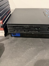 Sony Playstation 2 PS2 Fat Bundle 2 Controllers Memory Card 10games Tested