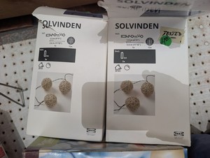 Ikea SOLVINDEN LED String Light with 12 Lights Battery Operated White New