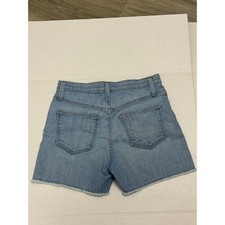 J. Crew Kids Denim Shorts Size 27 Button Fly Raw Hem Light Wash