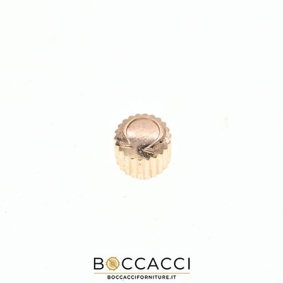 Omega Krone Roségold Staubdicht Durchm. 2,95 mm Schritt 0,90 (TOP ZUSTAND)