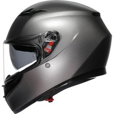 AGV 2118381004-023-L K3 Mono Cascos Sólidos Lg Gris