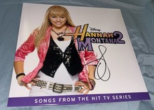 Miley Cyrus Signed Vinyl Album Hannah Montana 2 With Proof