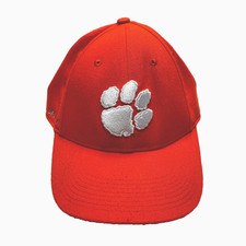 Clemson Tigers Hat Cap Fitted M/L Orange Legacy Nike 91 Baseball