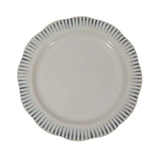 Juliska Sitio Stripe Dinner Plate Delft Blue 11" Made In Portugal NEW
