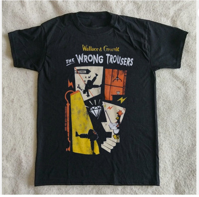 Wallace and Gromit The Wrong Trousers Unisex T Shirt Full Size S-5XL