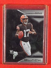 2023 Panini Black Dorian Thompson-Robinson #147 - Rookie Card (RC). rookie card picture