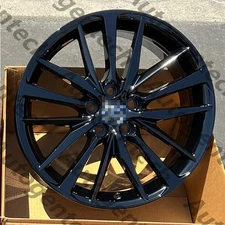 19x8 Replacement Wheel Rim for Toyota Camry XSE OEM Design Machined Gloss Black 