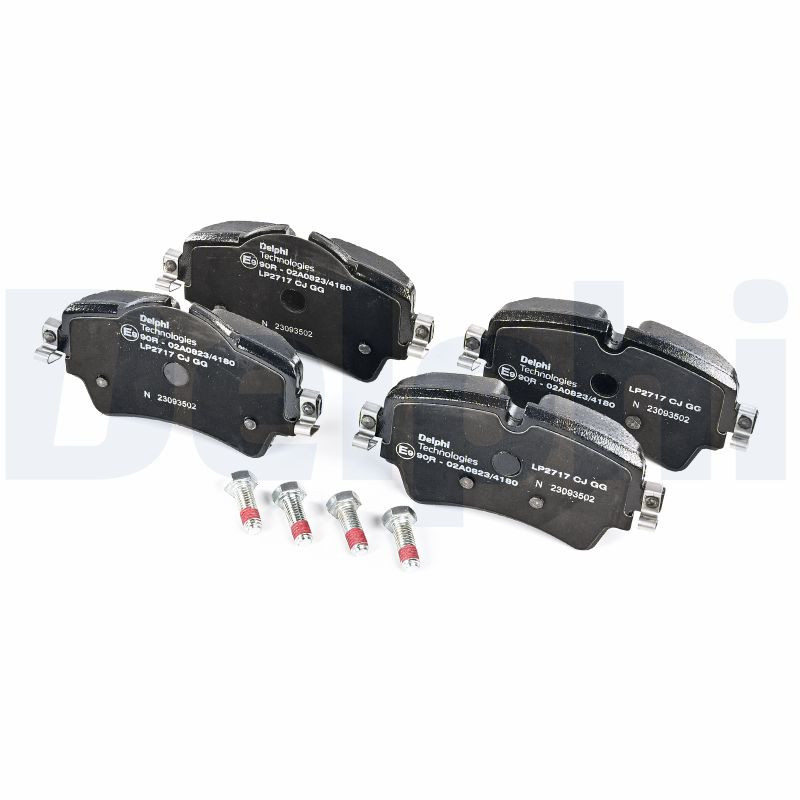 Plaquettes de frein DELPHI LP2717 anti vibration pour éliminer les bruits MINI