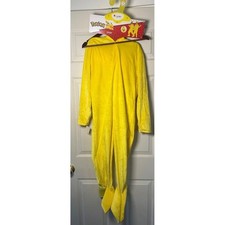 Disguise Pikachu Child Costume Yellow Hooded One Piece Jumpsuit S 4-6 NWT