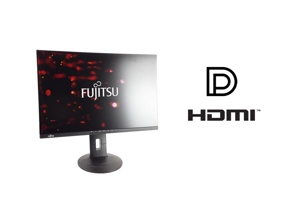 Fujitsu B24-9 WS 24" WUXGA Monitor 1920x1200 Pivot 5ms USB-Hub HDMI DP VGA