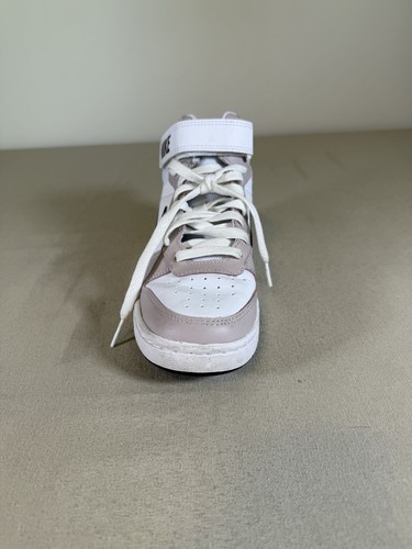 Nike Court Borough Mid 2 Kids Shoes CD7782-118 Size 4.5Y White Pink - Picture 3 of 14
