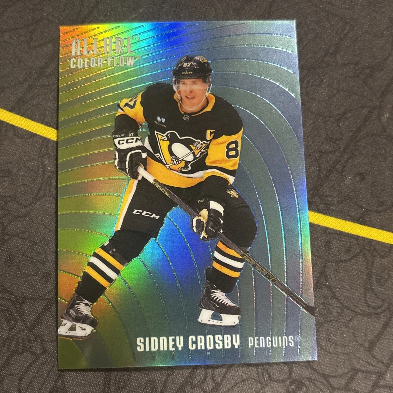 2025-26 Allure Sidney Crosby #CF-24 Green-Blue Color Flow