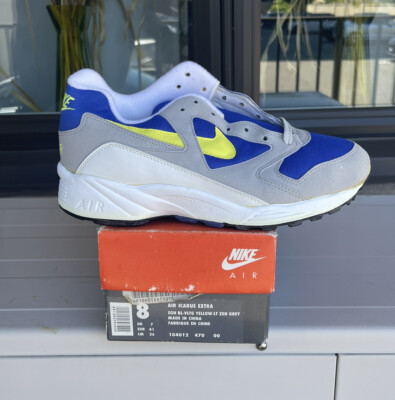 Nike AIR ICARUS EXTRA Zen Gray Blue Yellow Mens Sneakers Size 8 1993 Vintage