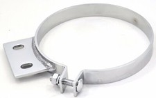 Exhaust Stack 7” Mount Bracket 379 359 Peterbilt 1987-1993 Clamp Chrome UP#10332