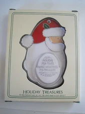 Memories to Treasure Photo Frame Santa Ornament 1983