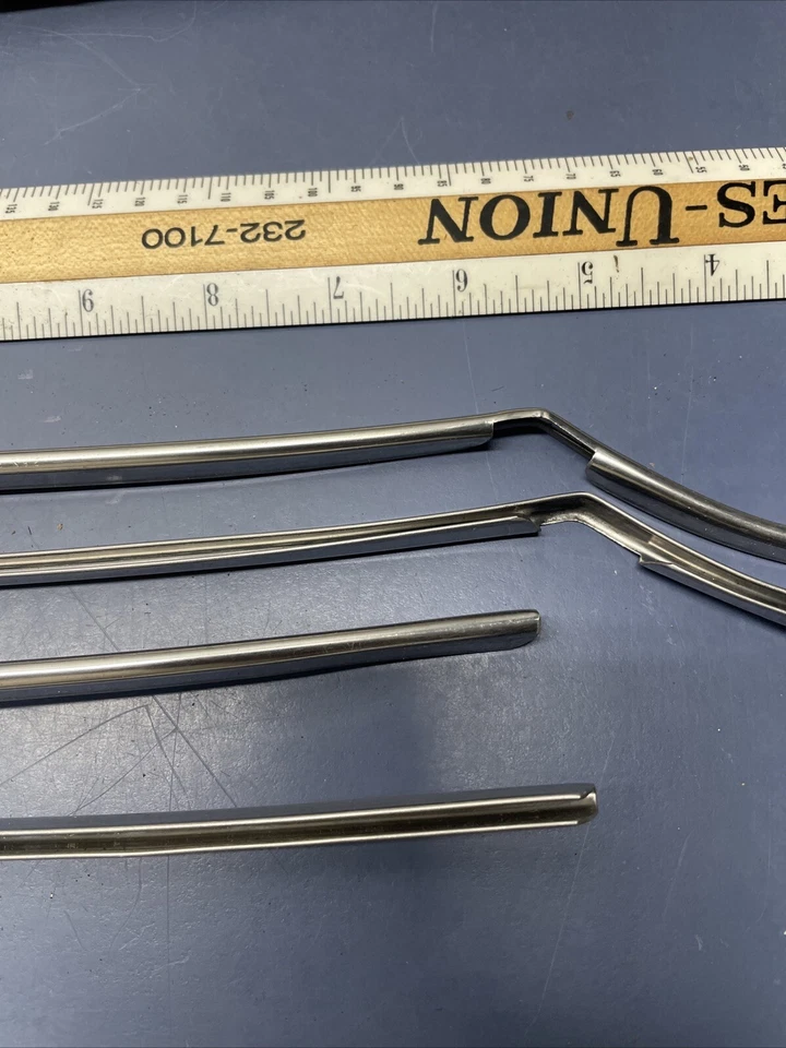 NOS OEM 1967 1968 Chrysler 300 New Yorker Newport Door Edge Protectors 2840530 - Image 3 of 4