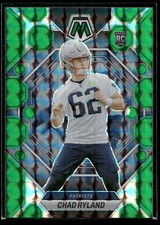 2023 Mosaic Chad Ryland ROOKIE CARD GREEN MOSAIC PRIZM SP Patriots #297 RC ?. rookie card picture