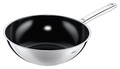 Silit Wuhan Wokpfanne Wok Pfanne Induktion Keramik Antihaft Edelstahl 28 cm