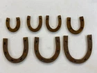 Army Boot Heel Plate Pair Of Military Horseshoe Steel Vintage NOS Rusted Shoe