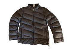 Patagonia Black Goose Down Filled Puffer Jacket Coat Girls M 10 Nice