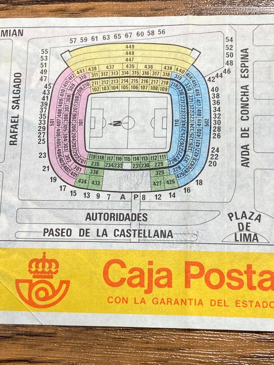 FIFA World Cup 1982 Spain Ticket Stub - Match #44 Spain Germany