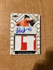 2023 Leaf Perfect Game - Jordan Stribling - Gold Jumbo Patch Auto #d 5/6