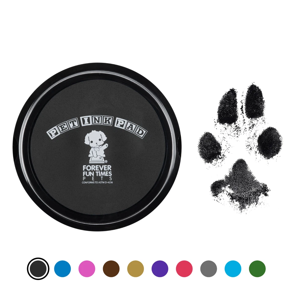 Kit de impresión de pata de mascota - almohadilla de impresión de pata - almohadilla de tinta no tóxica para mascotas - gatos y perros Foto 2 de 4