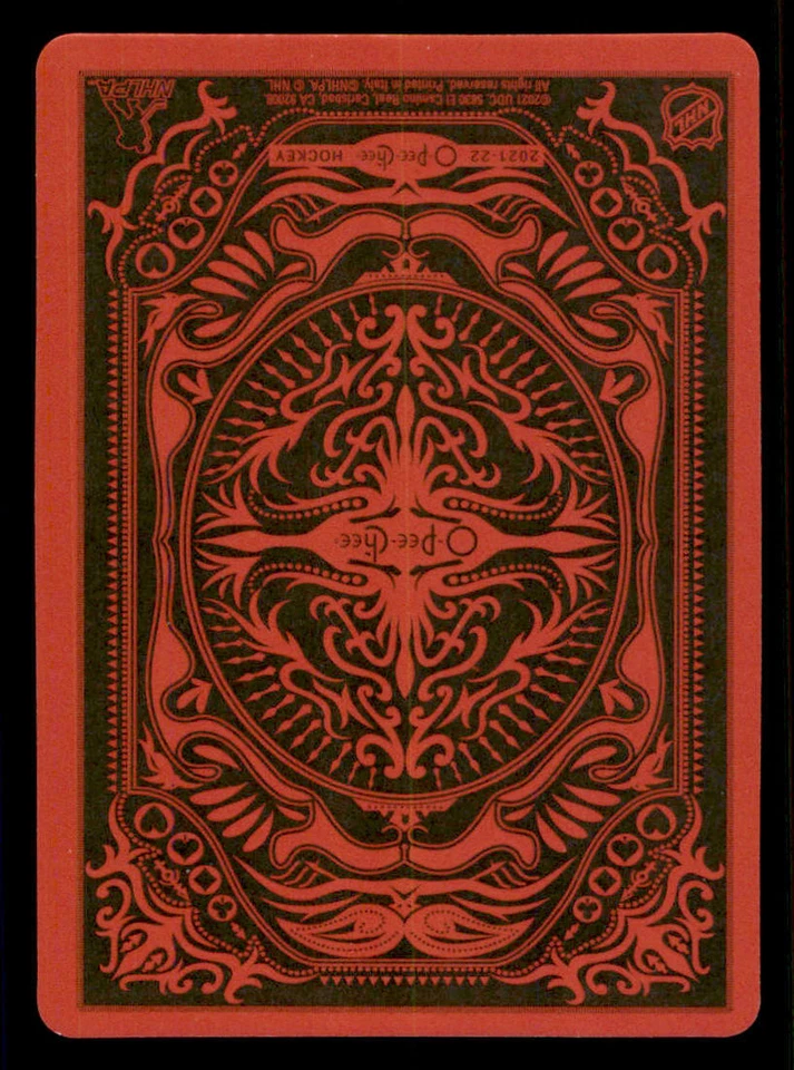 2021-22 O-Pee-Chee Playing Cards #10HEARTS Steven Stamkos - Image 2 of 2