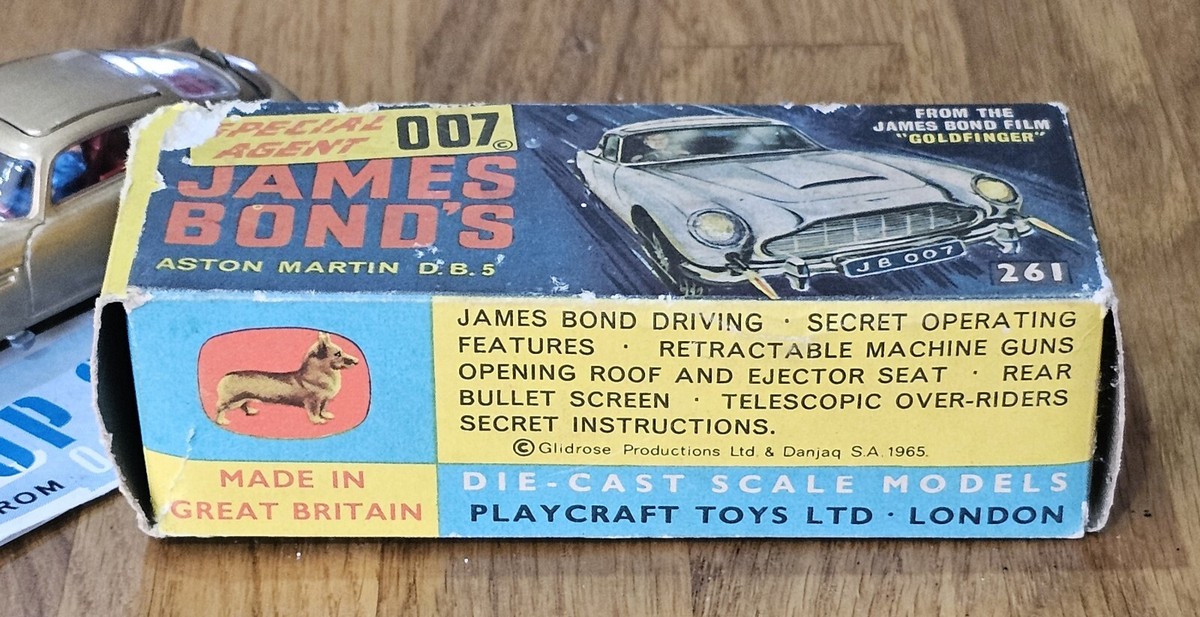 corgi 261 james bond 007 Aston Martin db5 1965 - Boxed | eBay