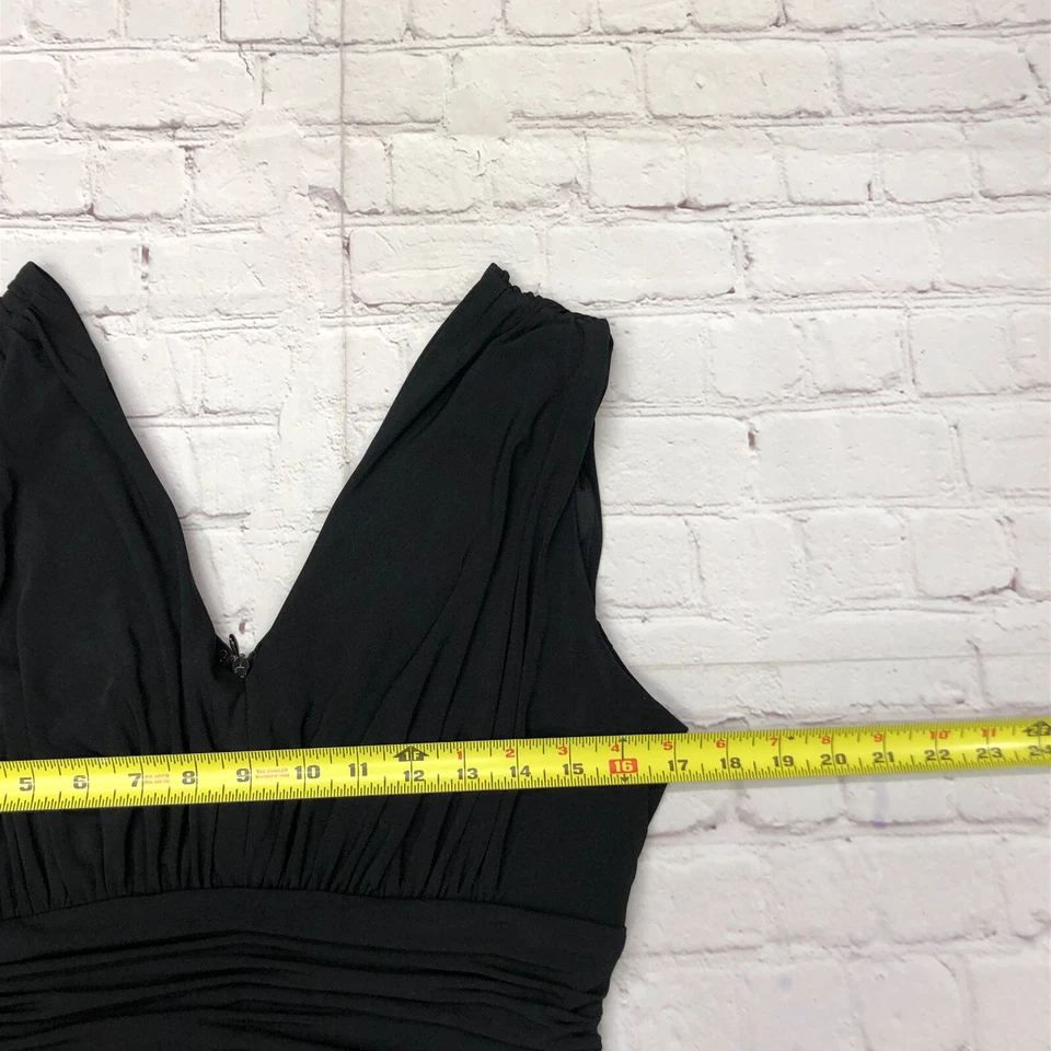 Vestido sin mangas Suzi Chin for Maggy Boutique para mujer talla 10 negro B245-14 Foto 3 de 4