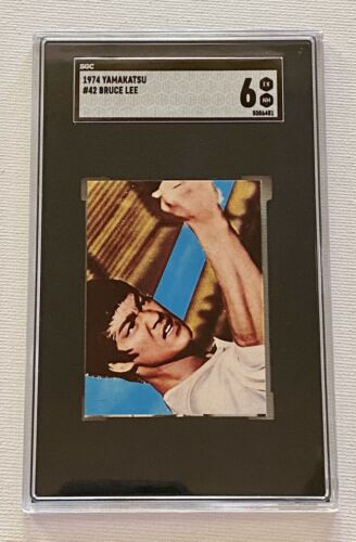 1974 Yamakatsu Enter The Dragon #42 Bruce Lee Karte fast neuwertig EX NM Qualität SGC 6 - Bild 1 von 5