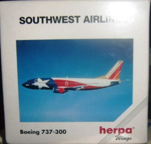 BOEING 737-300 SOUTHWEST AIRLINES scala 1/500 HERPA (500548) - Foto 1 di 1