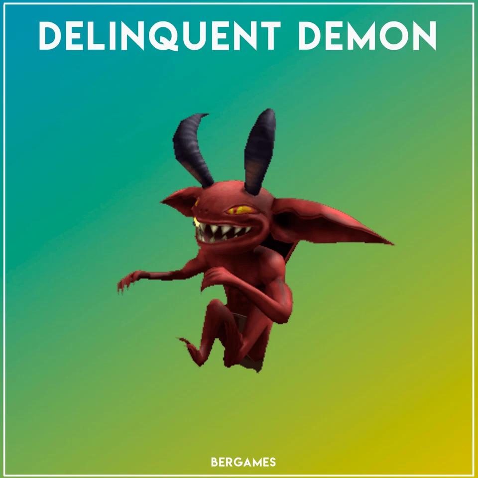 Delinquent Demon Back - Roblox All Platforms