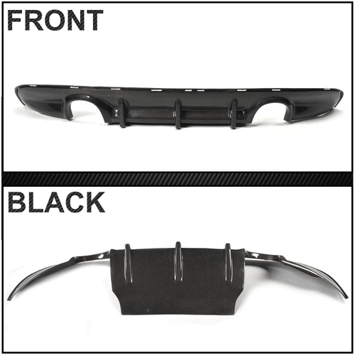 Fit For Jaguar XE X760 2015-2017 Rear Bumper Diffuser Lip Spoiler REAL CARBON - Picture 10 of 11