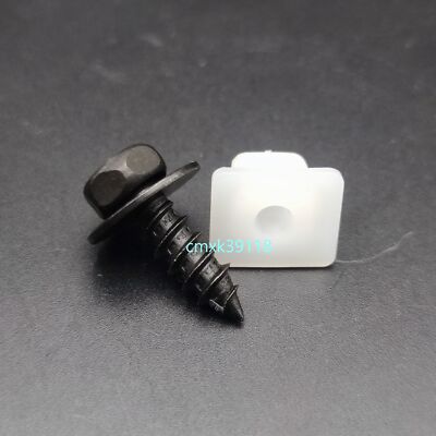 5Sets Car Bumper Trim Nut Screw Grommet Clips Fit For Toyota - Foto 5