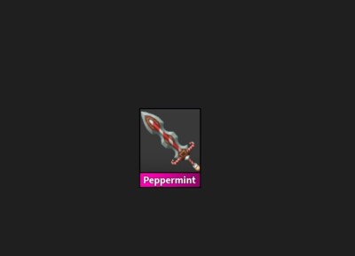  ROBLOX  Peppermint Christmas Godly Knife MM2 Murder Mystery 2 In-Game Item! 