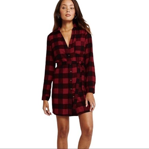 Abercrombie \u0026 Fitch Red Black Buffalo 