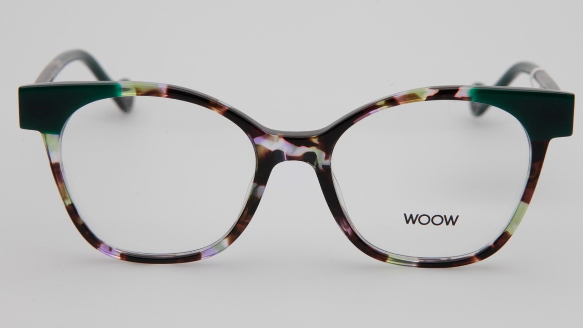 NEW WOOW Voulez Vous 1 Col 0176 Green Tortoise EYEGLASSES 49-17