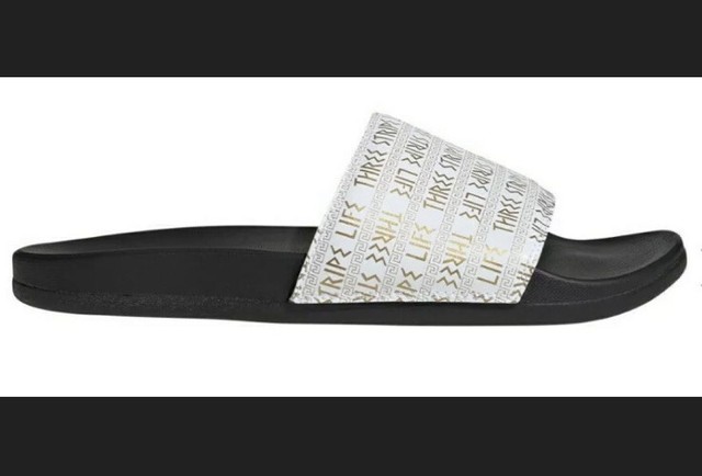 adidas 3 stripe slides
