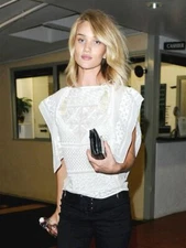 $780 ISABEL MARANT "Allen" Silk Embroidered Blouse SZ 44 Ivory Tassel Top