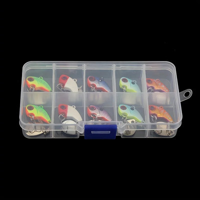 10er Set Metall VIB Kunstköder 0,21/0,35 oz Sinking Spinner Jigs Angeln