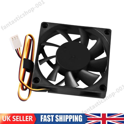 Quiet Radiator 70x70x15mm 12V Computer PC CPU Silent 3000RPM Cooling Fan