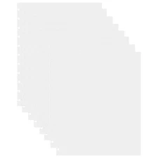 50 Piece Clear Sheet Protectors Page Protectors 8.5 x 11 Clear Binder Sheet P...