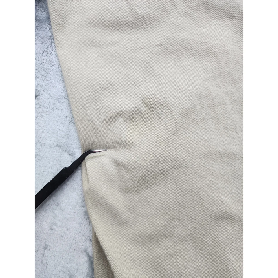 Pantalones chinos Catherines tiro alto pierna recta talla 20WP algodón elástico tostado Foto 4 de 4