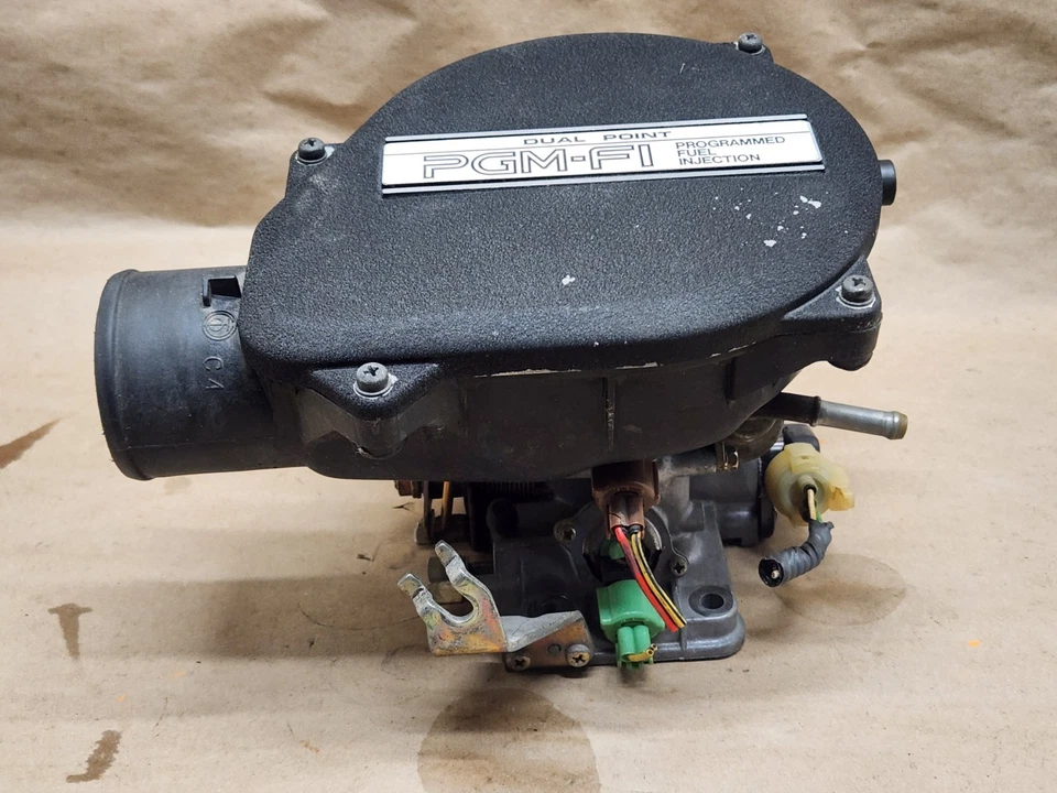 Conjunto de carrocería de acelerador de doble punto EF Honda Civic CRX DX LX 1988-1991 PGM-FI Foto 2 de 4