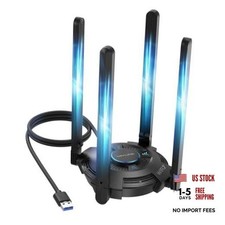 USB WiFi Adapter for Desktop PC, Tri-Band BE6500 WiFi 7 Adapter BE6500-WiFi 7