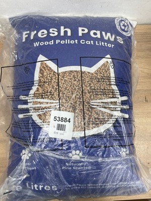 Fresh Paws Premium Holzpellet Katzenstreu - Sackschnitt