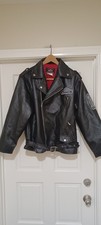 Vintage Orange County Choppers Adults Black Motorcycle Jacket 14/16