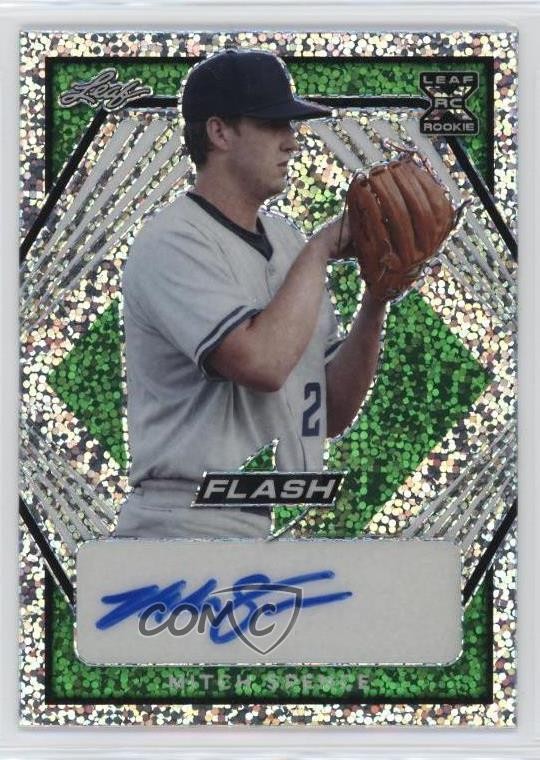 2021 Leaf Flash Green 24/25 Mitch Spence #BA-MS1 Auto 10k8